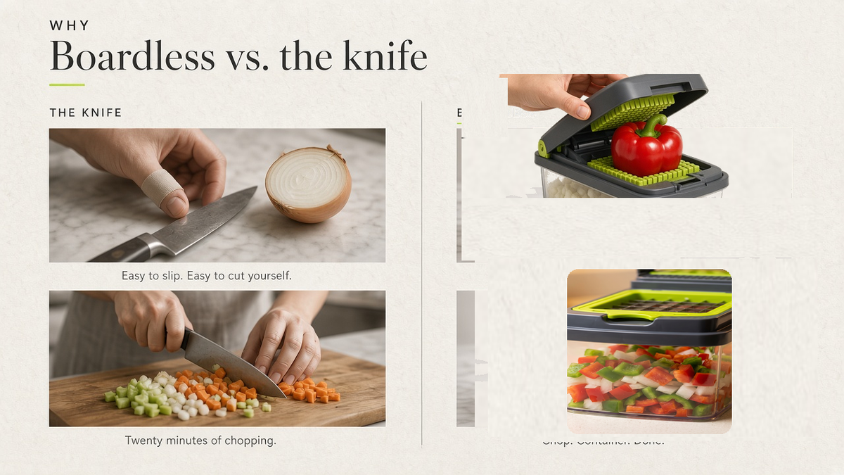 WHY Boardless vs the knife