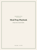 Boardless Meal Prep Playbook cover