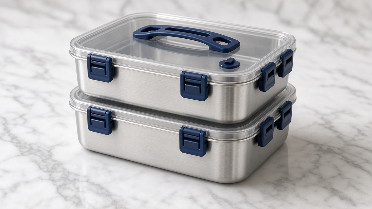 Boardless stainless 2-pack stacked