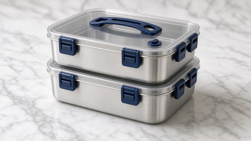 Boardless stainless 2-pack stacked